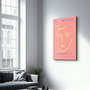 Wallity Pintura Decorativa de Vidrio Templado Multicolor 46 x 72 cm